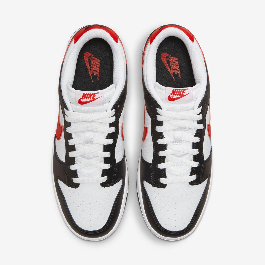 NIKE Dunk Low Black White Red