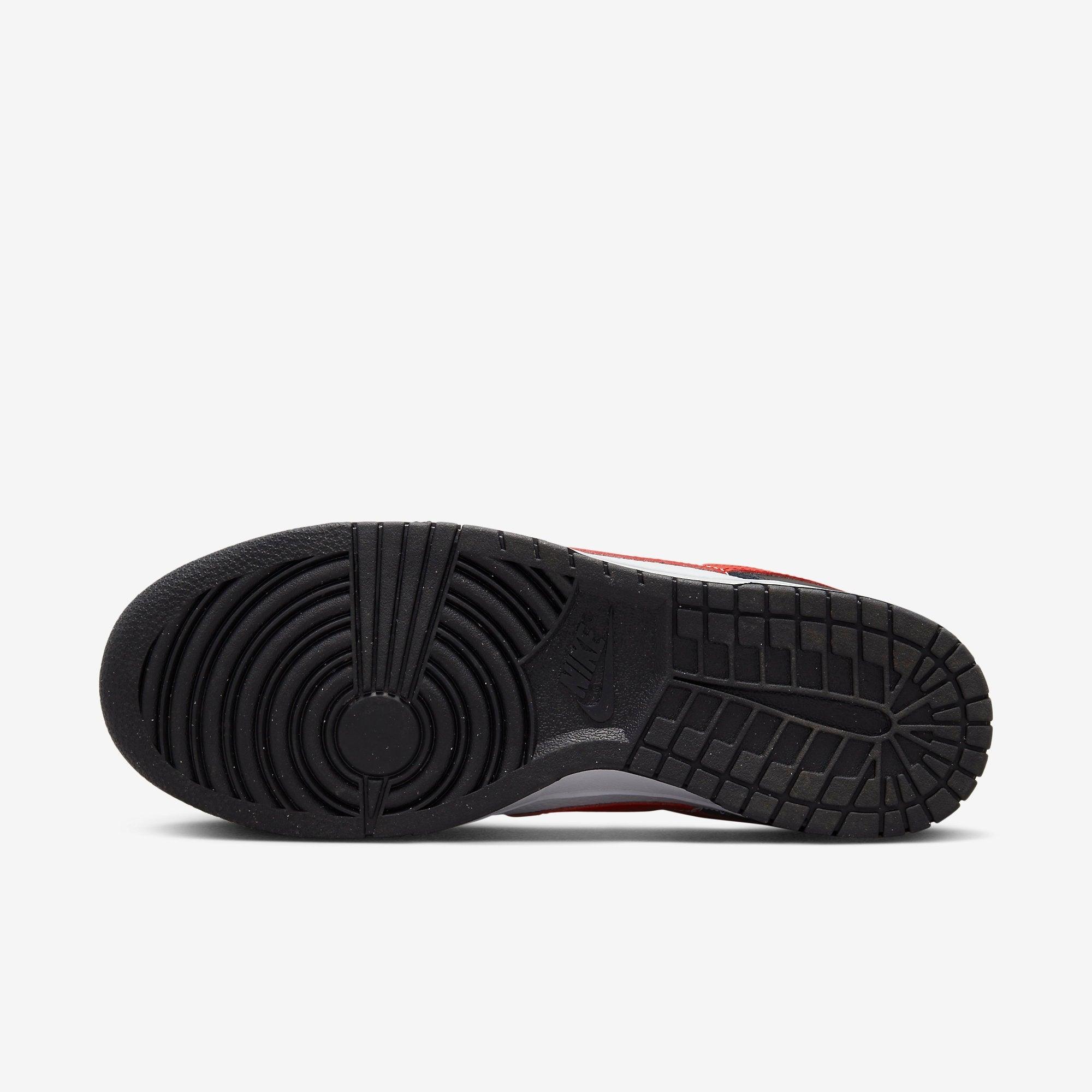 NIKE Dunk Low Black White Red